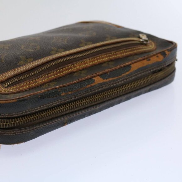 LOUIS VUITTON Monogram Marly Dragonne GM Clutch Bag - Picture 5 of 16